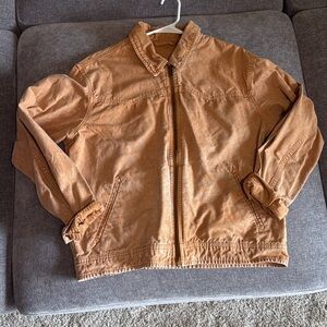 BDG Camel Zip-Up Jacket